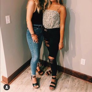 american eagle | AE next stretch joggers ripped